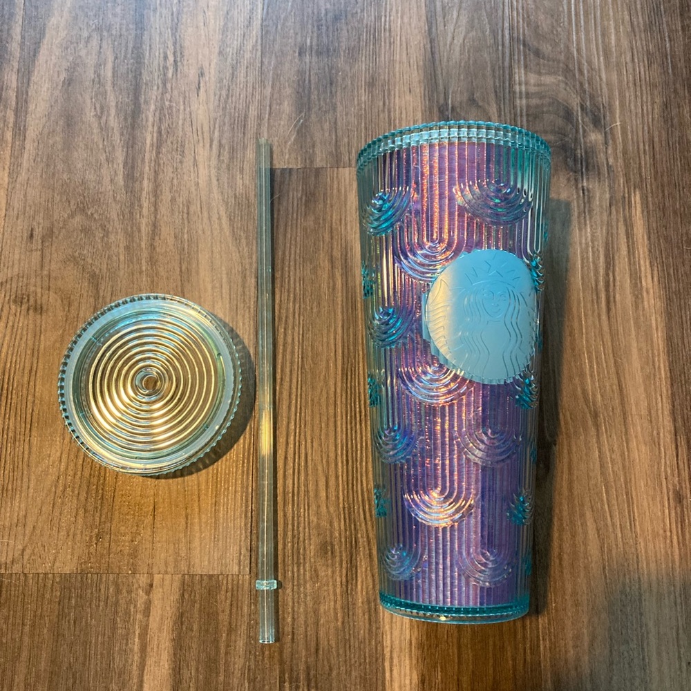 Starbucks cold cup- rainbow arches